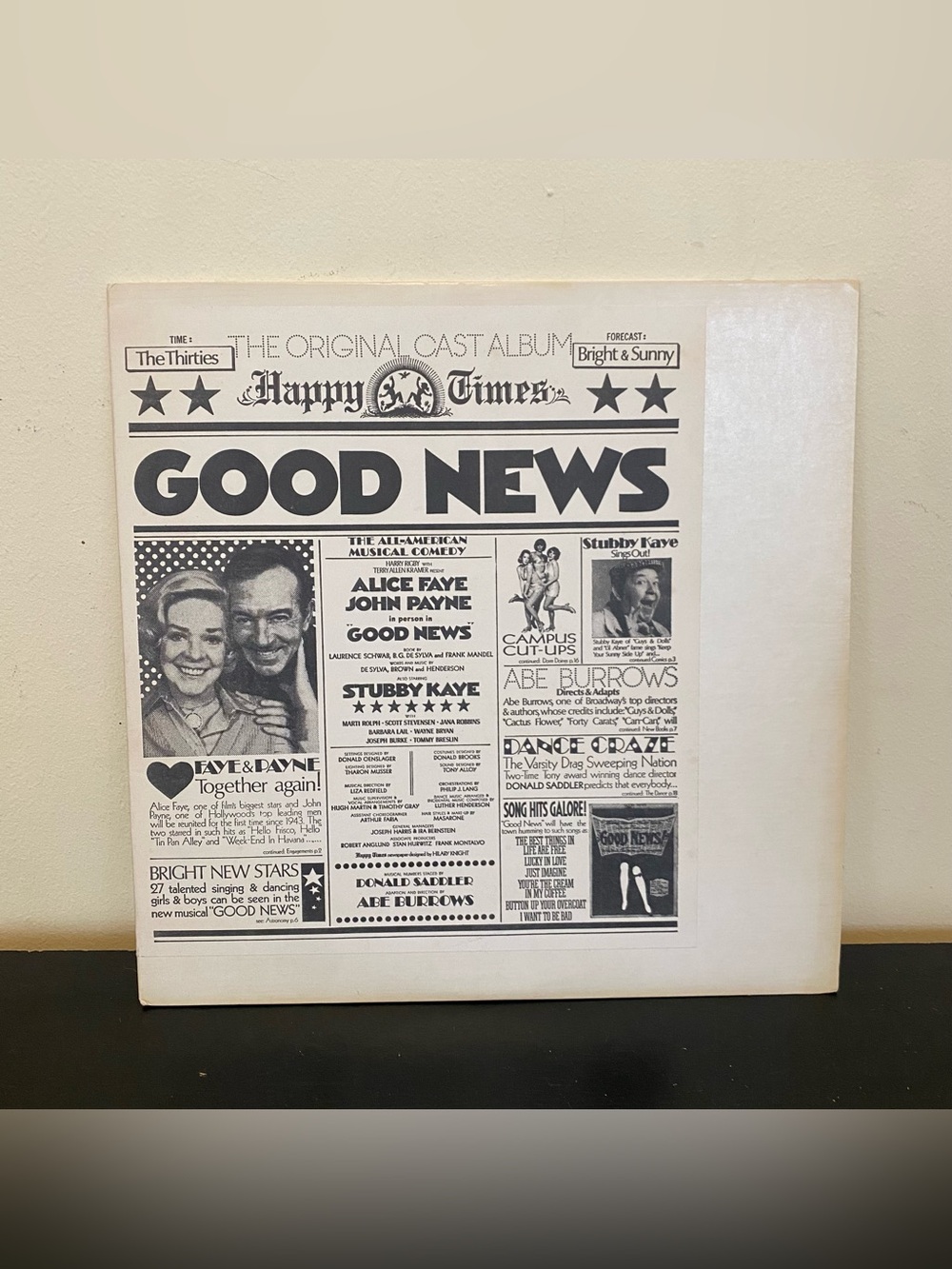 Good News Broadway Cast Album Rare Limited Edition 2 Vinyl LP Albums 1974